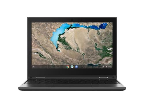 Lenovo Chromebook 300e 2nd Gen 2-in-1 11.6" Touch 4GB 32GB X2 1.1GHz, Black (Renewed)