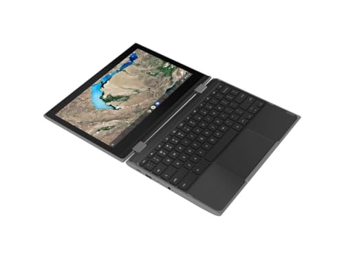 Lenovo Chromebook 300e 2nd Gen 2-in-1 11.6" Touch 4GB 32GB X2 1.1GHz, Black (Renewed)