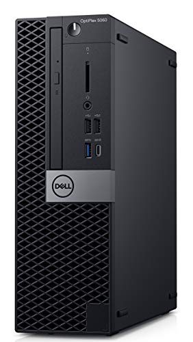 Dell OptiPlex 5060 Intel Core i7-8700 3.2GHz 8GB 256GB DVDRW Windows 10 Pro SFF PC D5HVN (Renewed)