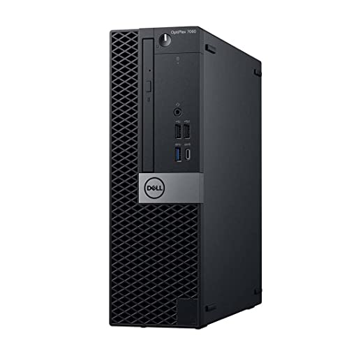 Dell Optiplex 7060 SFF Desktop Computer PC | Intel 8th Gen i7-8700 (6 Core) | 16GB DDR4 Ram 256GB NVMe M.2 SSD | Built-in WiFi & Bluetooth | Windows 11 Pro | Wireless Keyboard & Mouse(Renewed)