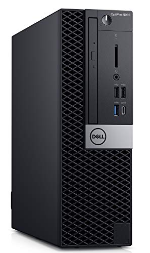Dell OptiPlex 5060 Intel Core i7-8700 3.2GHz 8GB 256GB DVDRW Windows 10 Pro SFF PC D5HVN (Renewed)