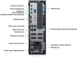 Dell Optiplex 7070 SFF Core i5-9500 - 256GB SSD Hard Drive - 8GB RAM | 6 cores @ 4.4 GHz Win 10 Home Black (Renewed)