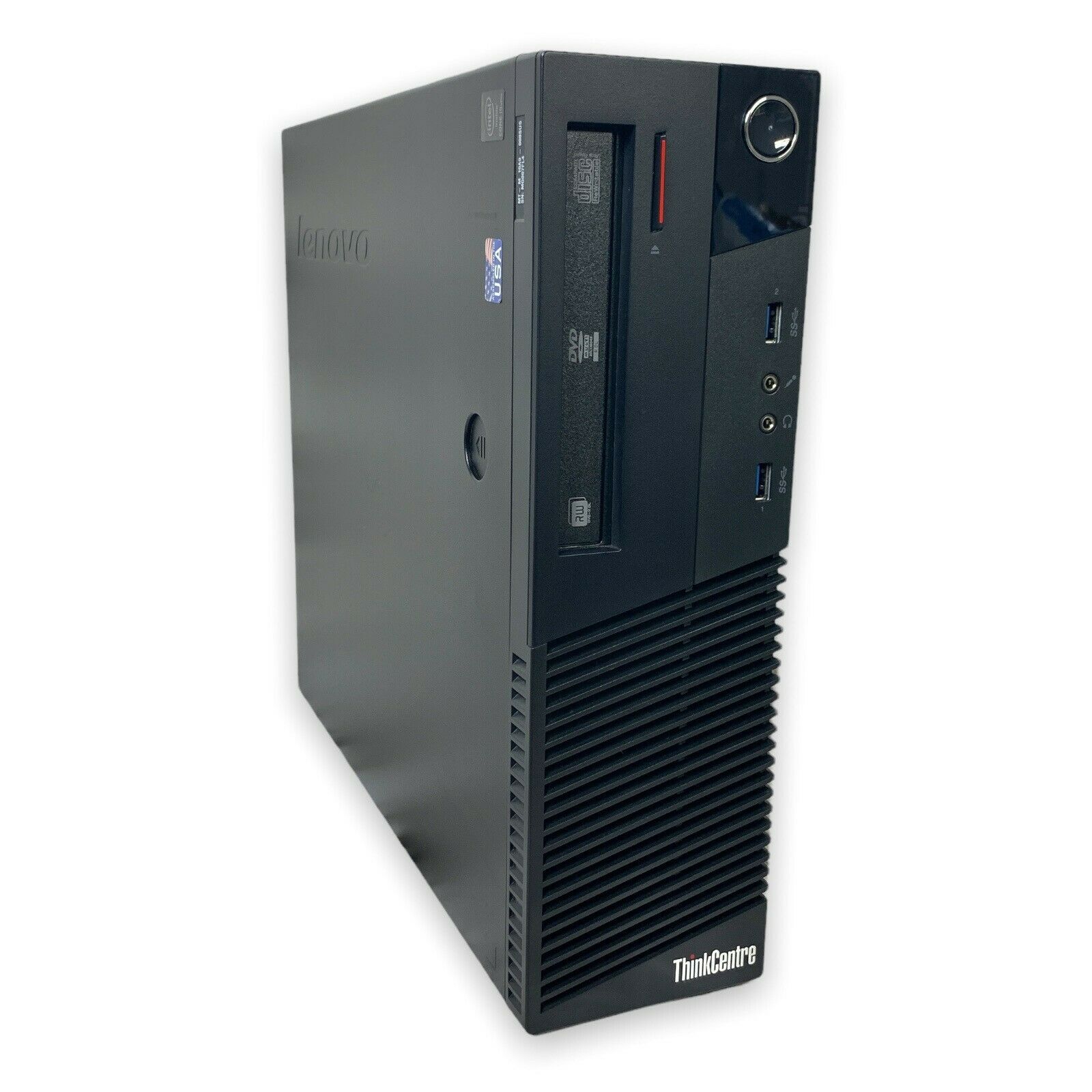 Lenovo ThinkCentre M93P DT i5-4570 3.2GHz 8GB RAM 256GB SSD DVD+RW Win10 Pro
