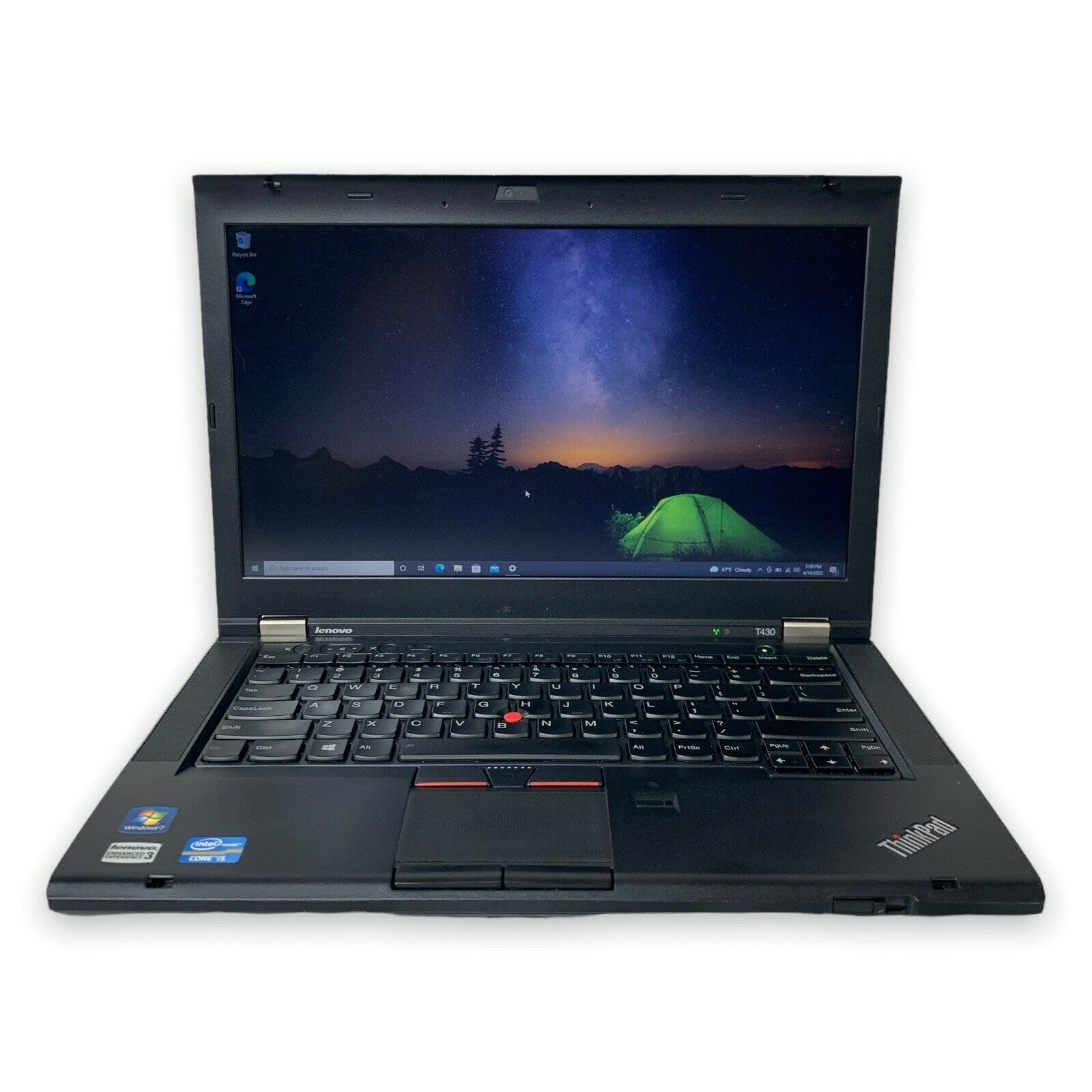 Lenovo ThinkPad T430 i5-3210M 2.50GHz 8GB RAM 500GB HDD Intel HD 4000 Win 10 Pro