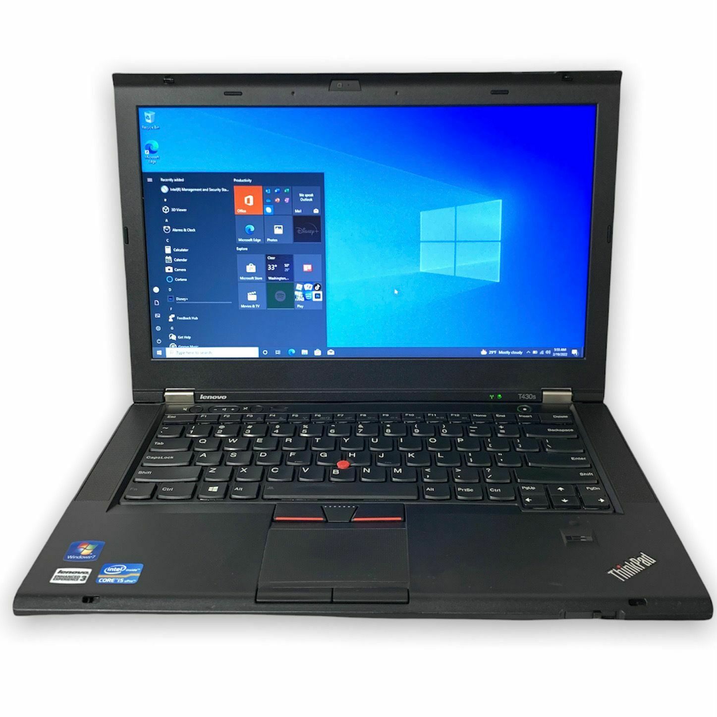 Lenovo ThinkPad T430S i5-3320M 2.60GHz 8GB RAM 500GB HDD Windows 10 Pro Laptop