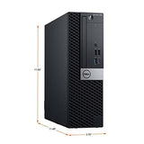 Dell Optiplex 7060 SFF Desktop Computer PC | Intel 8th Gen i7-8700 (6 Core) | 16GB DDR4 Ram 256GB NVMe M.2 SSD | Built-in WiFi & Bluetooth | Windows 11 Pro | Wireless Keyboard & Mouse(Renewed)