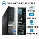Dell Optiplex 7020 SFF PC i5-4570 3.2GHz 8GB RAM 500GB HDD DVD+RW Windows 10 PRO