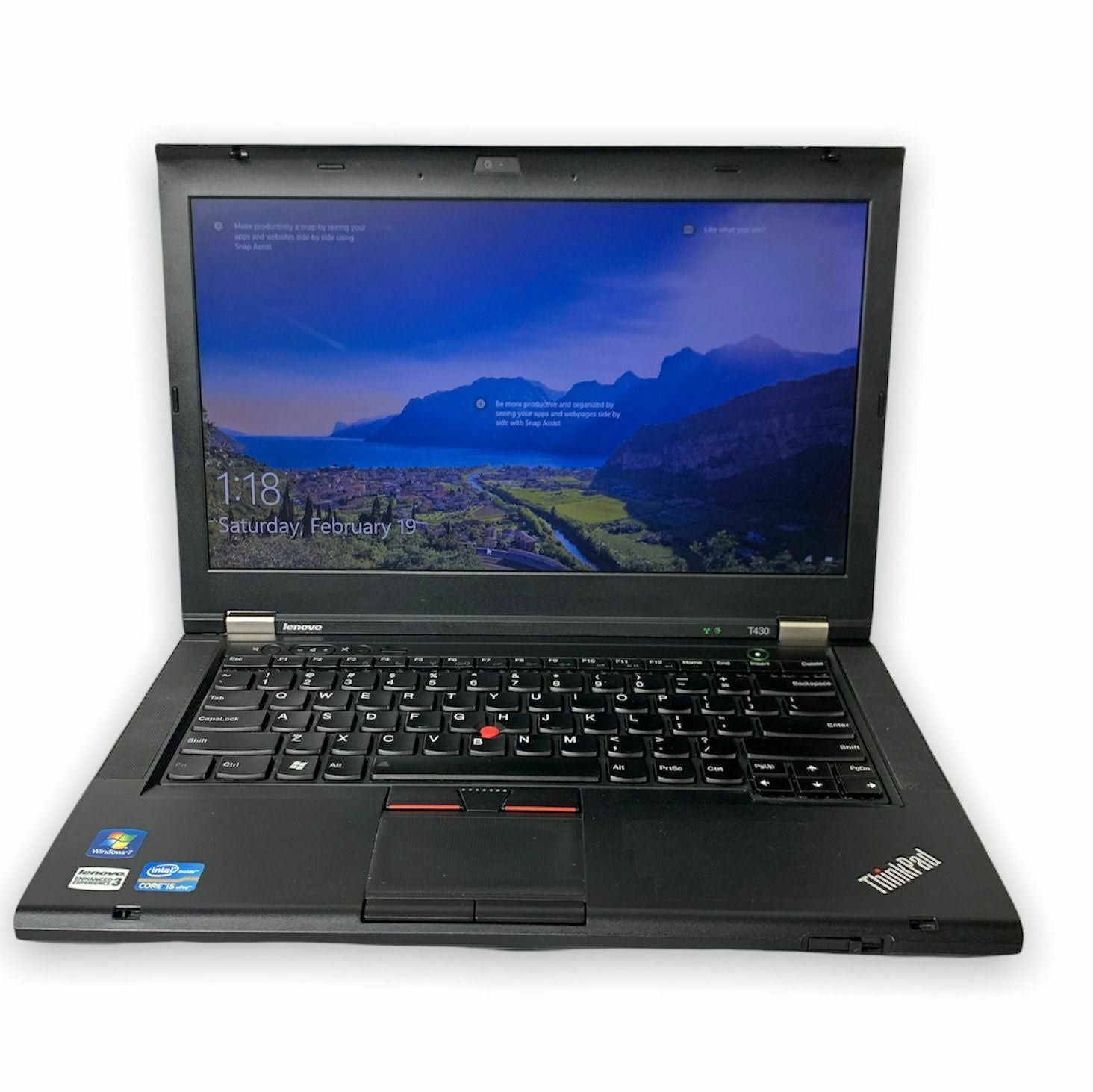 Lenovo ThinkPad T430 i5-3320M 2.60GHz 8GB RAM 500GB HDD Intel HD 4000 Win10 Pro