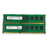 Lot Of 2 Micron 8GB DDR3 2RX8 PC3-12800U MT16JTF1G64AZ-1G6E1 Desktop RAM Memory